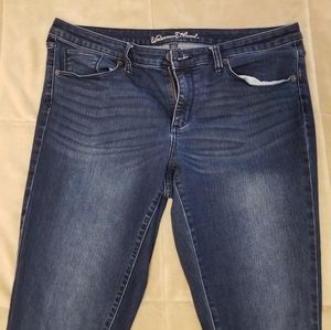 Universal Thread Mid Rise Skinny Dark Wash Jeans